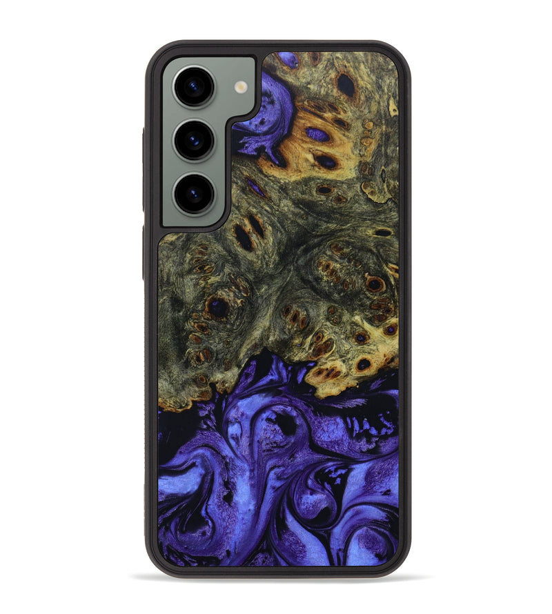 Galaxy S23 Plus Wood+Resin Phone Case - Alec (Purple, 644597)