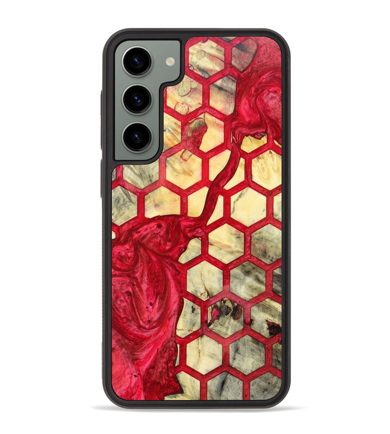 Galaxy S23 Plus Wood+Resin Phone Case - Jarvis (Pattern, 628704)