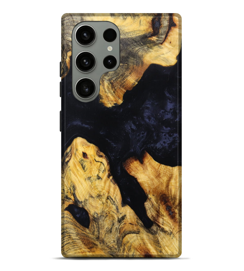Galaxy S23 Ultra Wood+Resin Live Edge Phone Case - Reagan (Black & White, 626900)