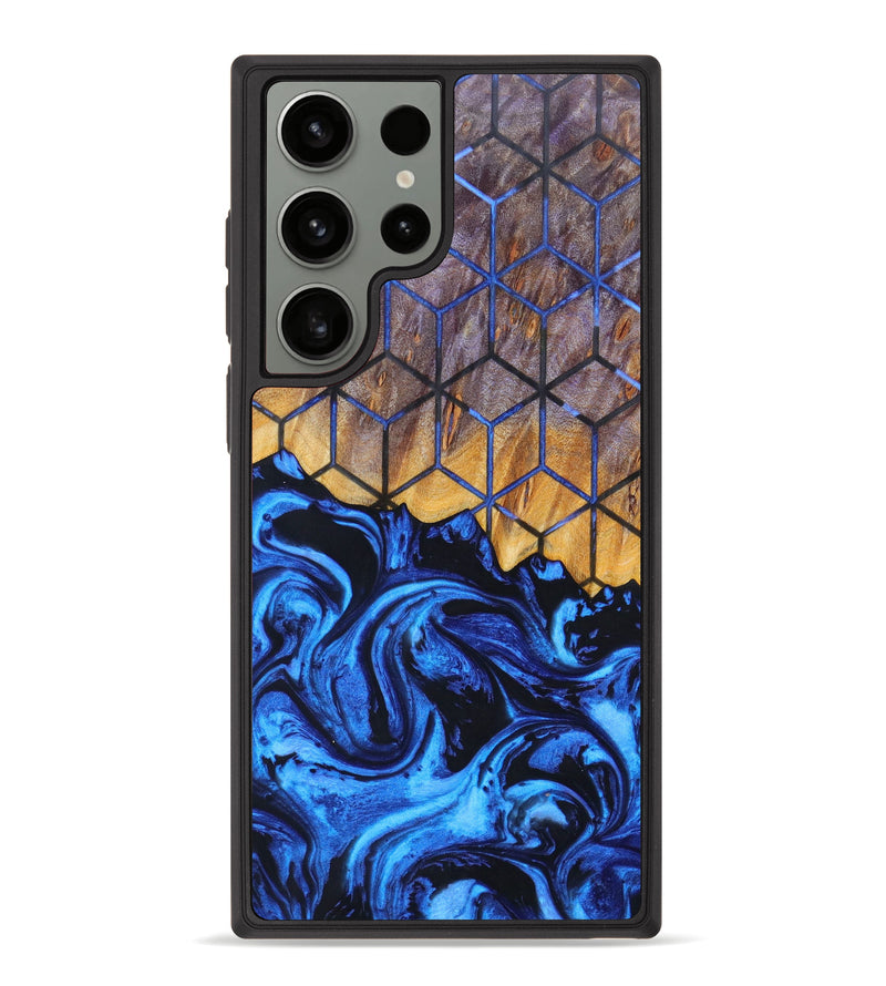 Galaxy S23 Ultra Wood+Resin Phone Case - Jameson (Pattern, 627447)