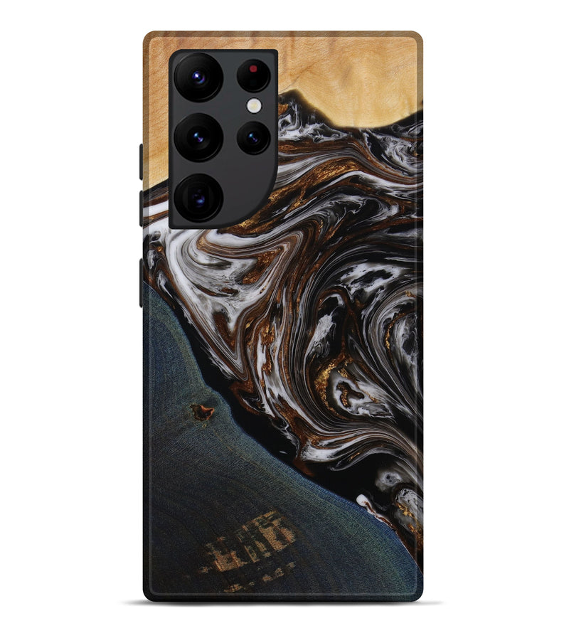 Galaxy S22 Ultra Wood+Resin Live Edge Phone Case - Kim (Artist Pick, 647916)
