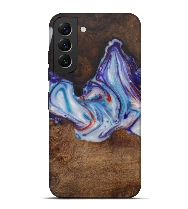 Galaxy S22 Plus Wood+Resin Live Edge Phone Case - Rudy (Purple, 573577)