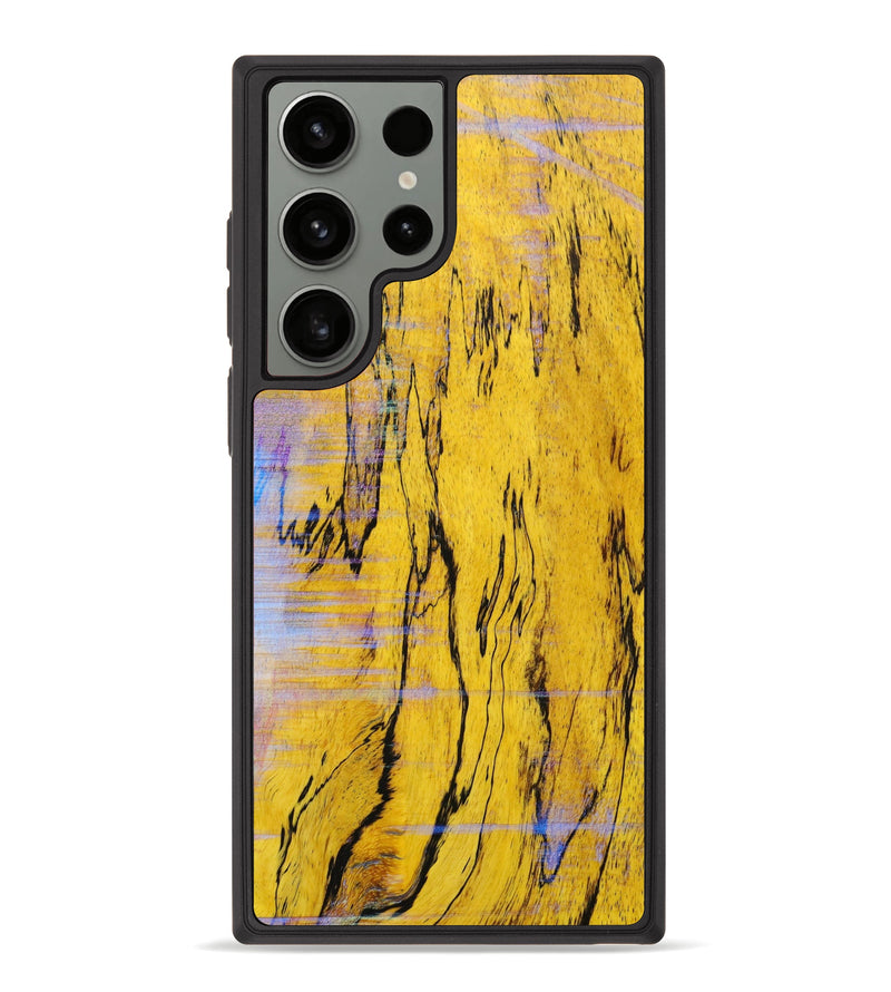 Galaxy S23 Ultra Wood+Resin Phone Case - Abby (Maple Burl, 635487)