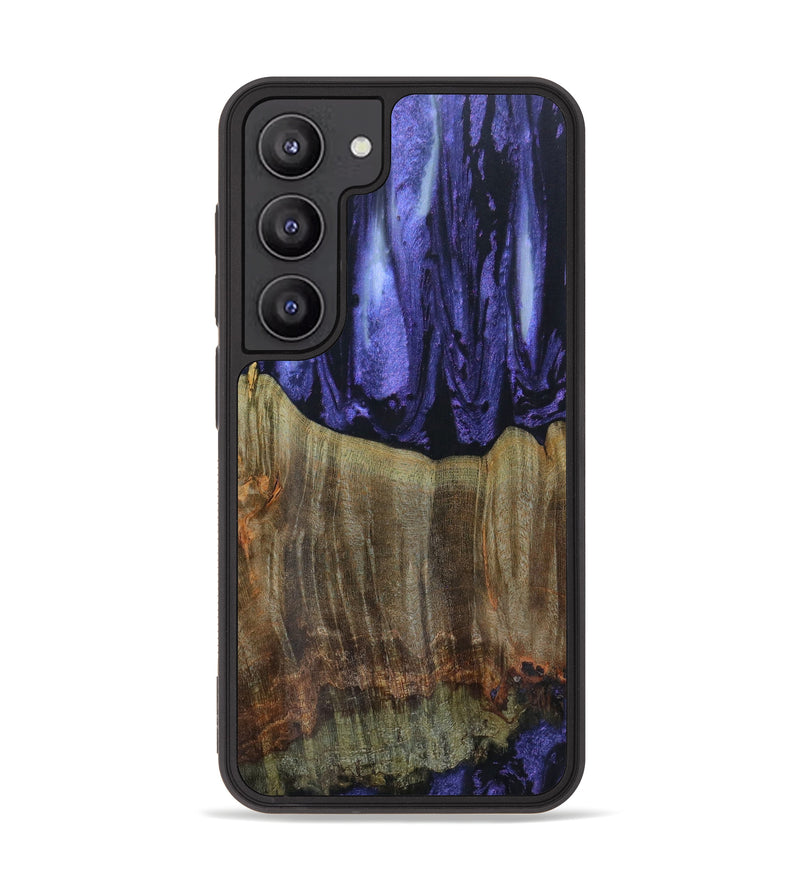 Galaxy S23 Wood+Resin Phone Case - Jillian (Purple, 621253)
