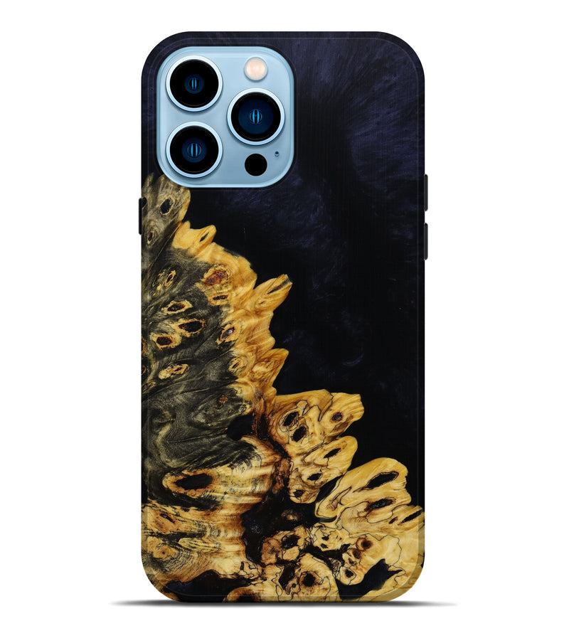 iPhone 14 Pro Max Wood+Resin Live Edge Phone Case - Tabitha (Artist Pick, 641803)