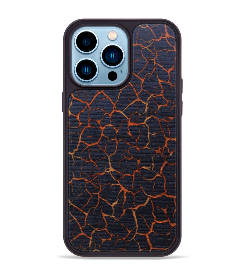 iPhone 14 Pro Max Wood+Resin Phone Case - Greyson (Lava, 627156)