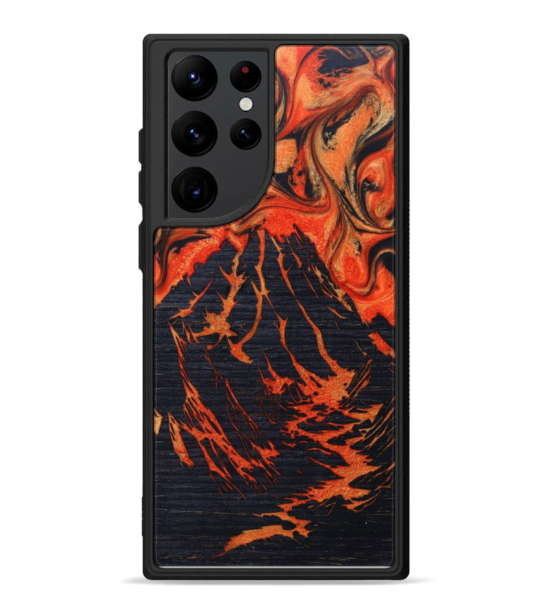 Galaxy S22 Ultra Wood+Resin Phone Case - Monique (Lava, 626067)