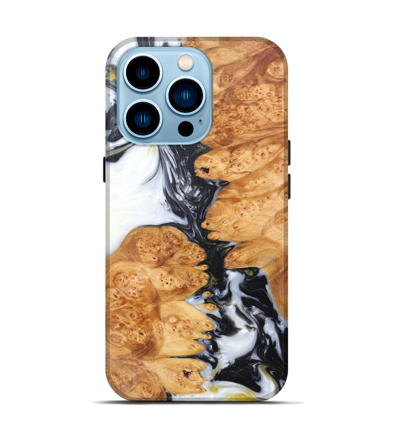iPhone 14 Pro Wood+Resin Live Edge Phone Case - Natver (Artist Pick, 607265)