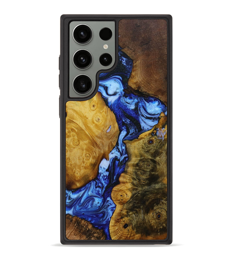 Galaxy S23 Ultra Wood+Resin Phone Case - Sidney (Mosaic, 644864)