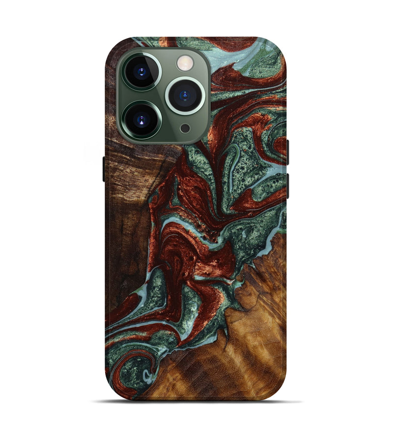 iPhone 13 Pro Wood+Resin Live Edge Phone Case - Melinda (Artist Pick, 645001)