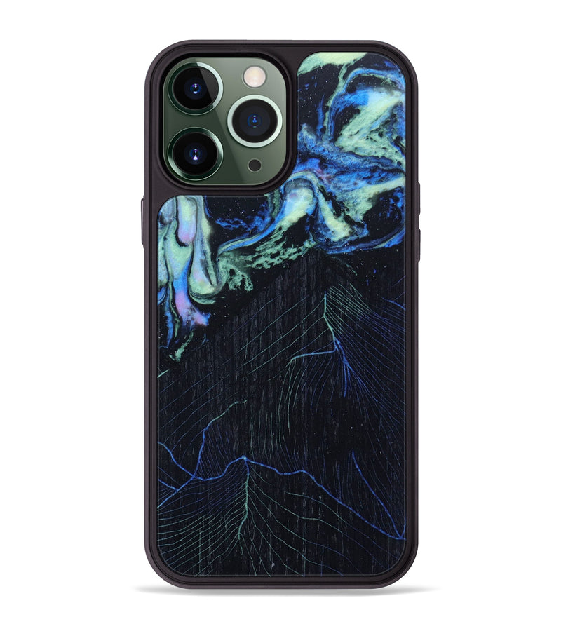 iPhone 13 Pro Max Wood+Resin Phone Case - Everett (Aurora, 618565)