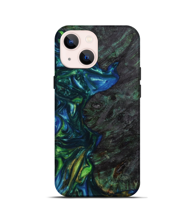 iPhone 13 mini Wood+Resin Live Edge Phone Case - Patty (Artist Pick, 638283)