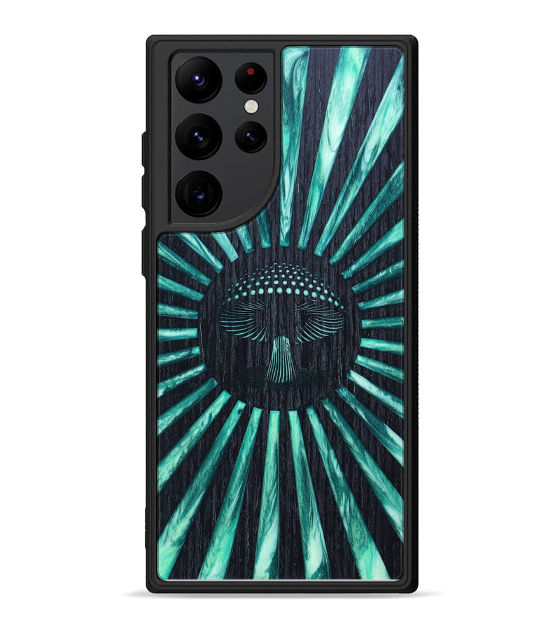 Galaxy S22 Ultra Wood+Resin Phone Case - Estrella (Retro, 634747)