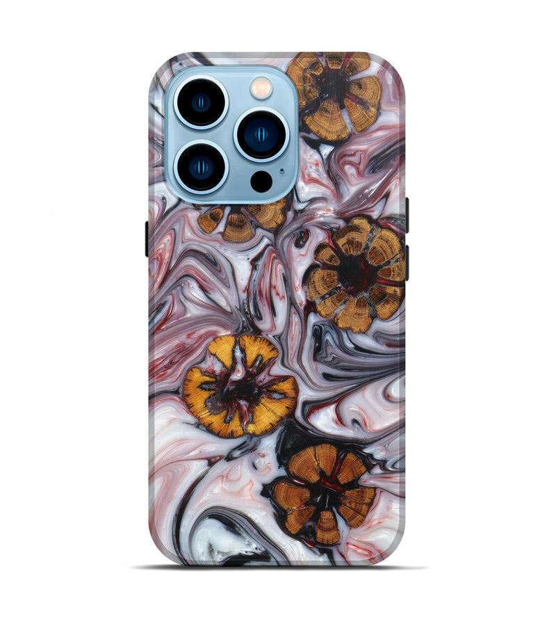 iPhone 14 Pro Wood+Resin Live Edge Phone Case - Dayton (Artist Pick, 611177)