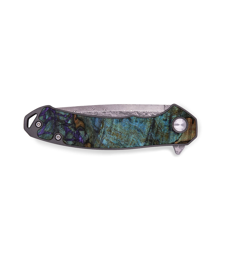 EDC Wood+Resin Pocket Knife - Beulah (Spring, 643953)