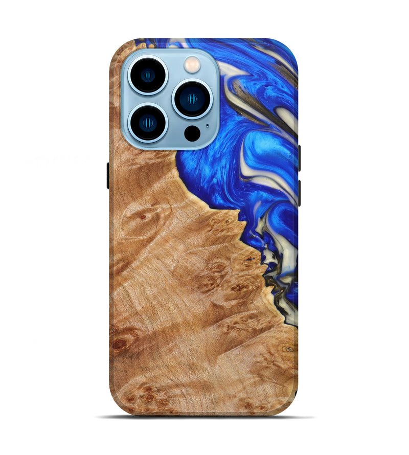 iPhone 14 Pro Wood+Resin Live Edge Phone Case - Yulissa (Artist Pick, 628367)