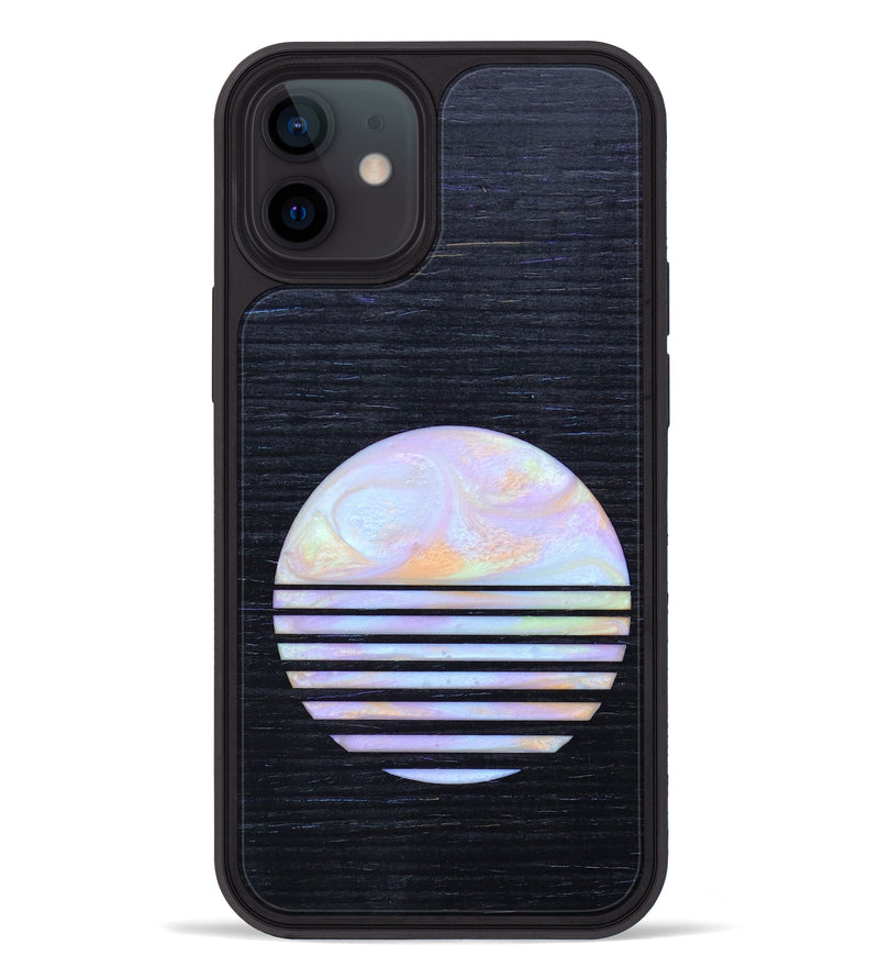 iPhone 12 Wood+Resin Phone Case - Dakota (Retro, 634714)