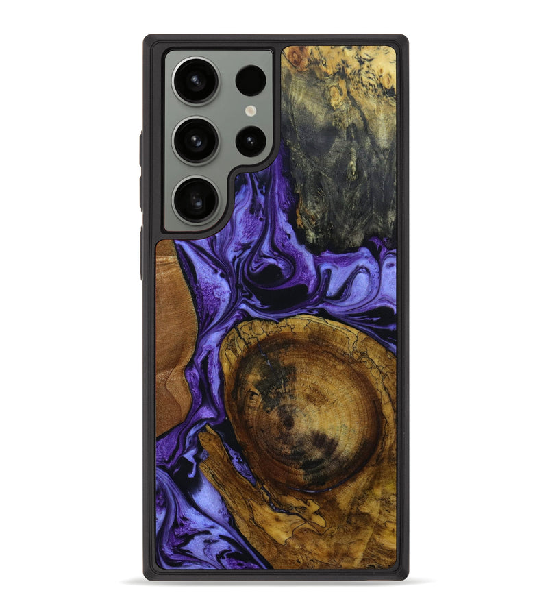 Galaxy S23 Ultra Wood+Resin Phone Case - Devon (Mosaic, 643661)