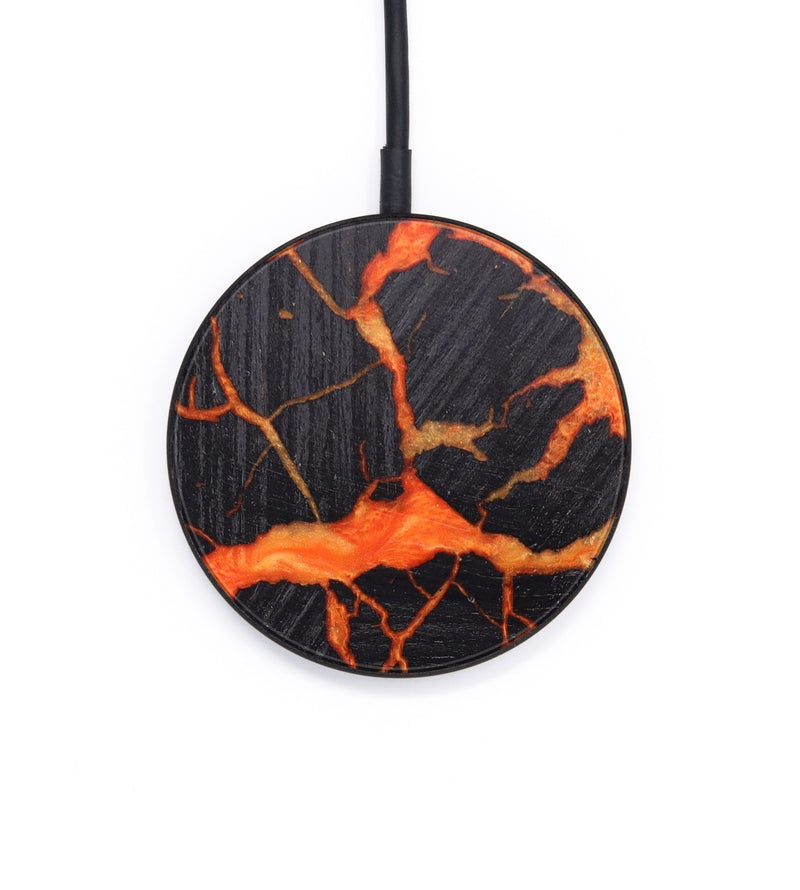 Circle Wood+Resin Wireless Charger - Catherine (Lava, 625098)
