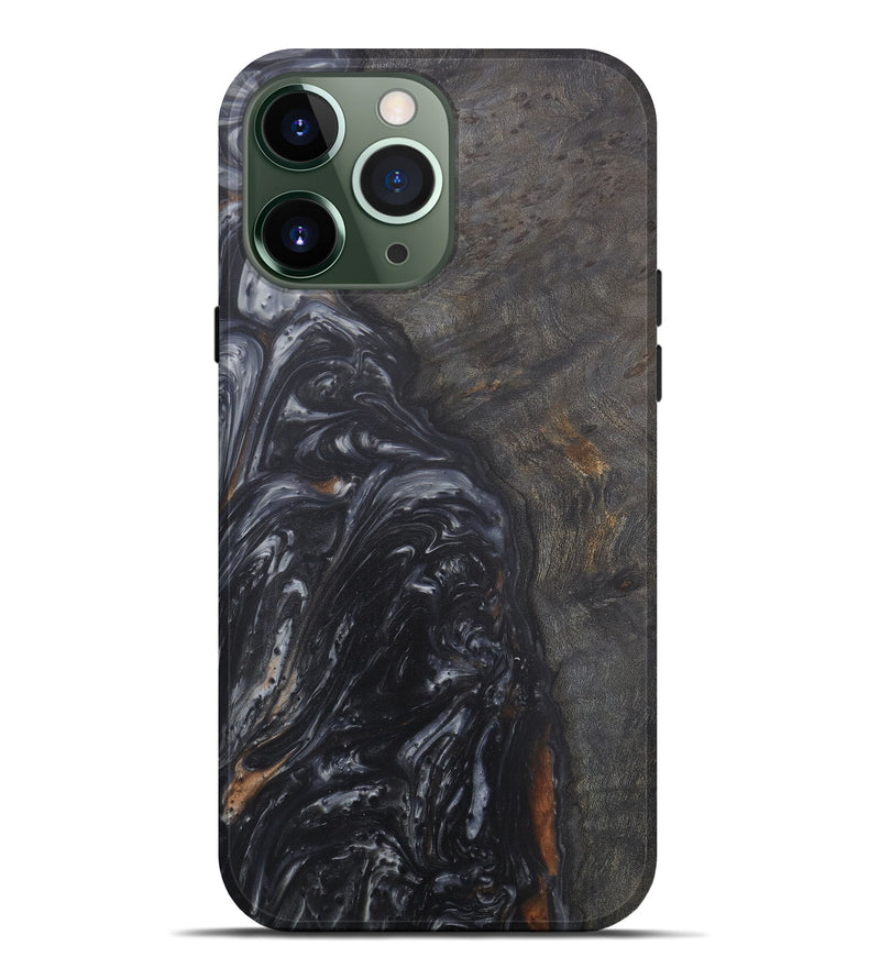 iPhone 13 Pro Max Wood+Resin Live Edge Phone Case - Anstice (Metallic, 575478)