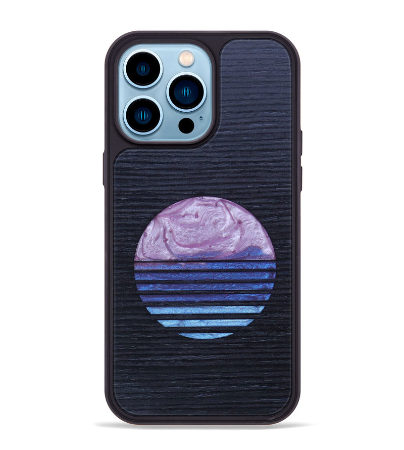 iPhone 14 Pro Max Wood+Resin Phone Case - Kobe (Retro, 634760)