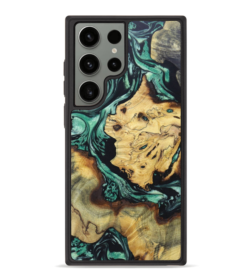 Galaxy S23 Ultra Wood+Resin Phone Case - Kalani (Mosaic, 628120)