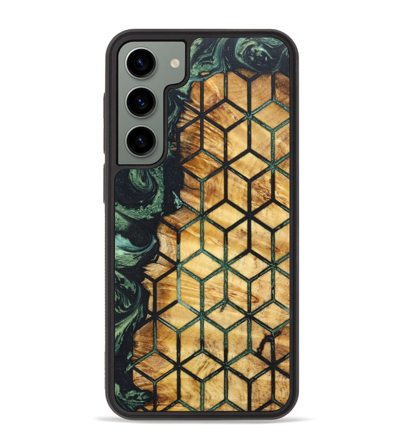 Galaxy S23 Plus Wood+Resin Phone Case - Thelma (Pattern, 635717)