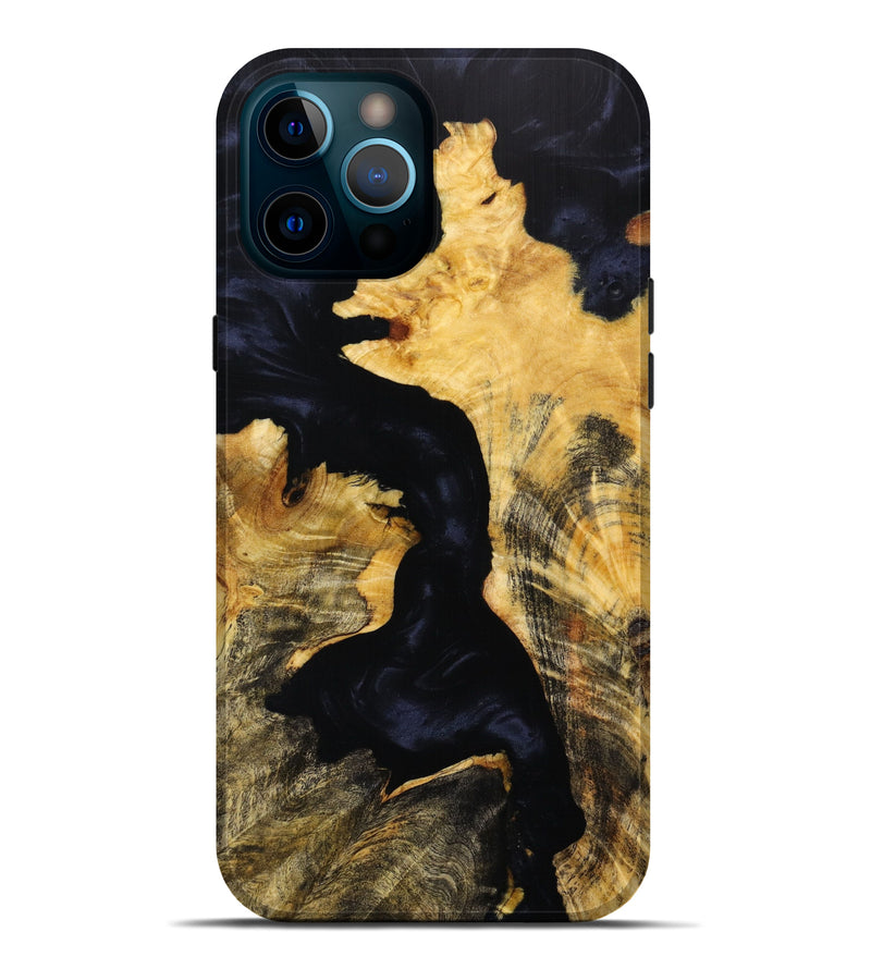 iPhone 12 Pro Max Wood+Resin Live Edge Phone Case - Jonah (Artist Pick, 642254)
