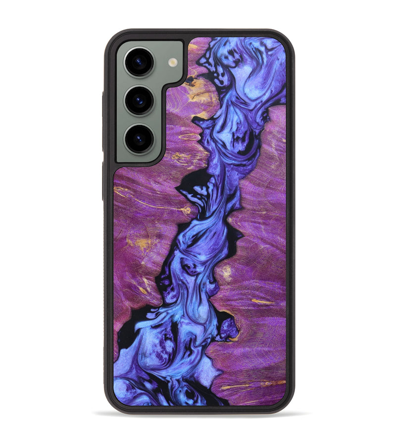Galaxy S23 Plus Wood+Resin Phone Case - Kaylani (Purple, 637479)