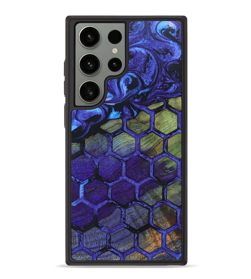Galaxy S23 Ultra Wood+Resin Phone Case - Gian (Pattern, 628397)