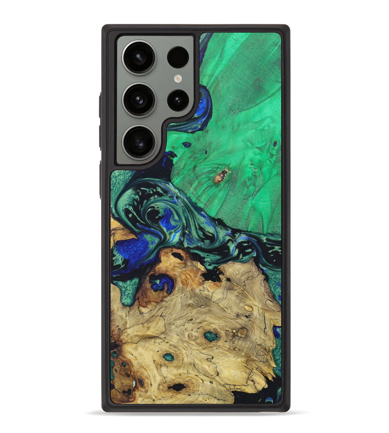 Galaxy S23 Ultra Wood+Resin Phone Case - Rome (Mosaic, 627433)