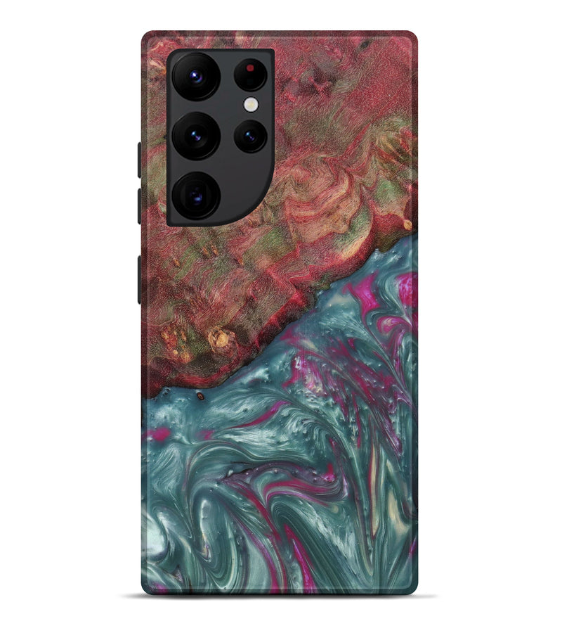 Galaxy S22 Ultra Wood+Resin Live Edge Phone Case - Georgette (Artist Pick, 625514)