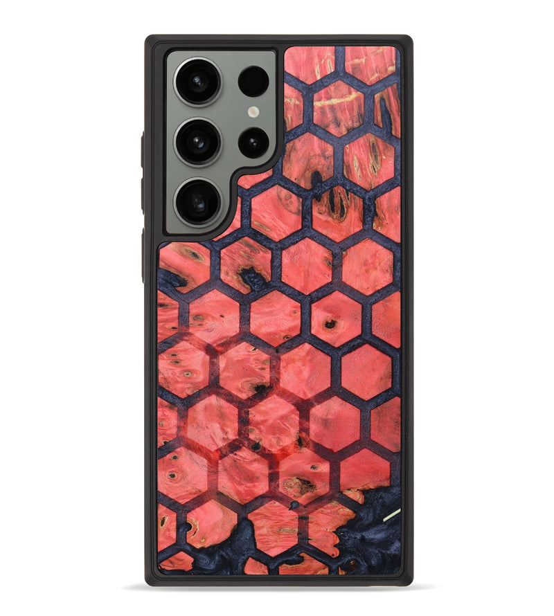 Galaxy S23 Ultra Wood+Resin Phone Case - Donald (Pattern, 630894)