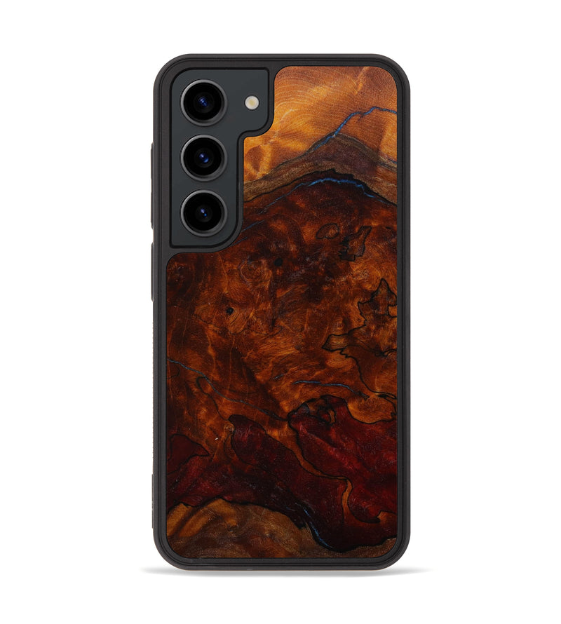 Galaxy S23 Wood+Resin Phone Case - Alejandra (Wood Burl, 646566)