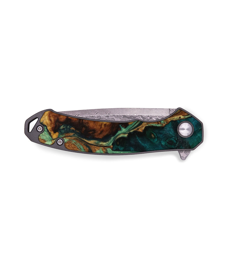 EDC Wood+Resin Pocket Knife - Adelaide (Artist Pick, 644115)