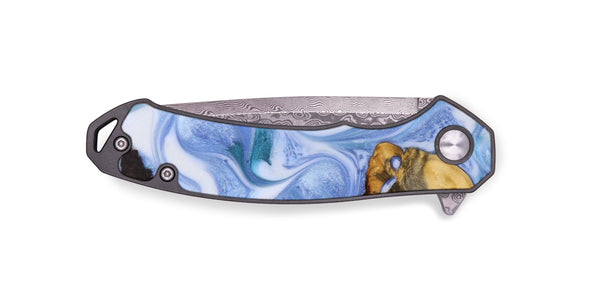EDC Wood+Resin Pocket Knife - Emmanuel (Artist Pick, 641831)