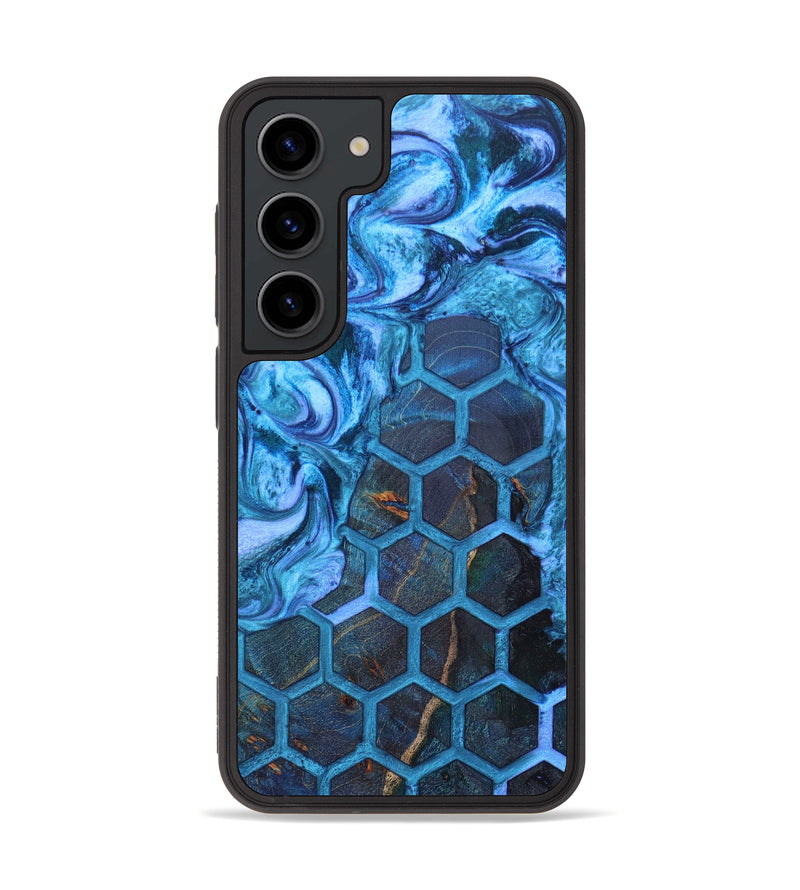 Galaxy S23 Wood+Resin Phone Case - Perla (Pattern, 629398)