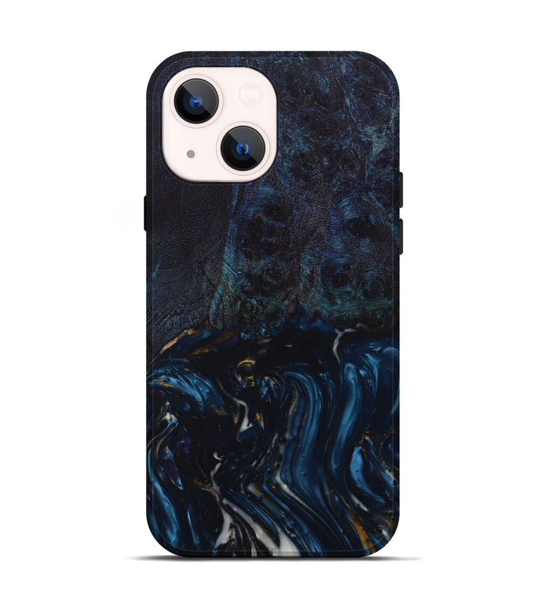 iPhone 14 Wood+Resin Live Edge Phone Case - Michael (Artist Pick, 635131)