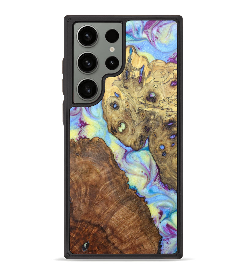 Galaxy S23 Ultra Wood+Resin Phone Case - Saylor (Mosaic, 625860)