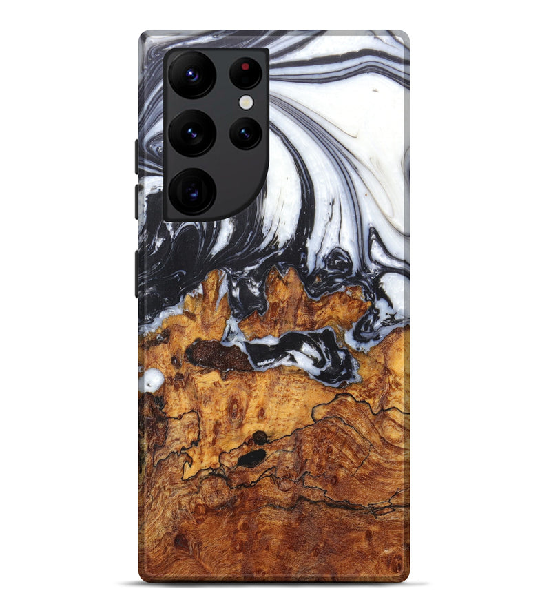 Galaxy S22 Ultra Wood+Resin Live Edge Phone Case - Fifine (Artist Pick, 606765)