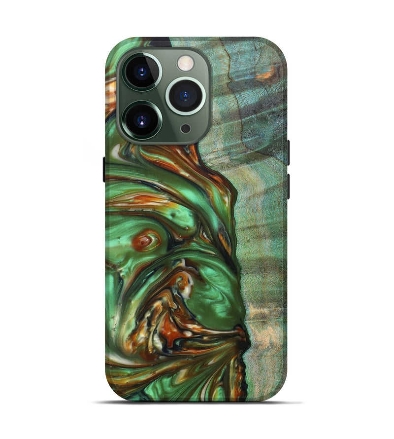 iPhone 13 Pro Wood+Resin Live Edge Phone Case - Dillion (Artist Pick, 616914)