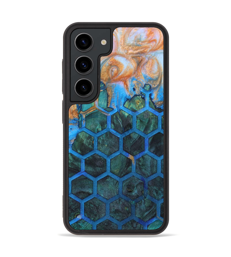 Galaxy S23 Wood+Resin Phone Case - Yessenia (Pattern, 631668)