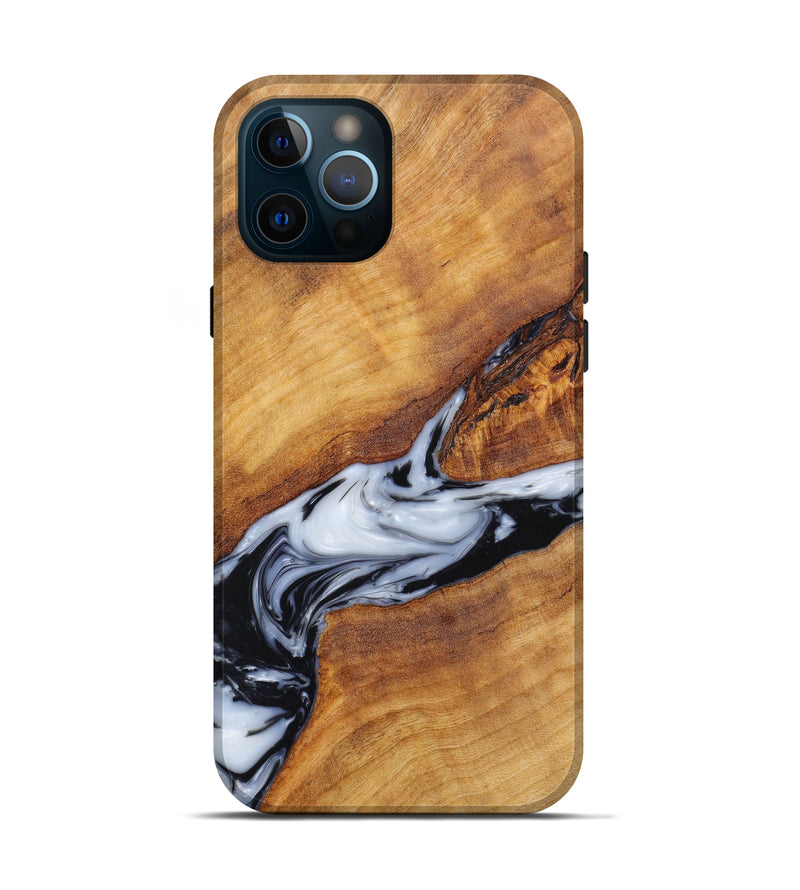 iPhone 12 Pro Wood+Resin Live Edge Phone Case - Dilip (Artist Pick, 633539)