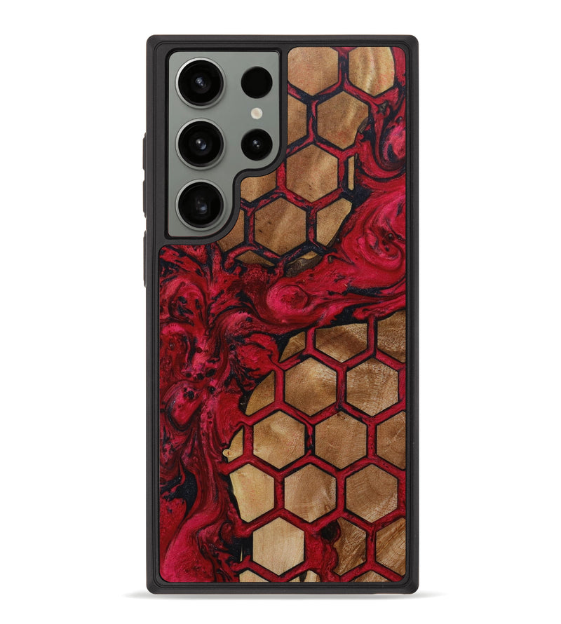 Galaxy S23 Ultra Wood+Resin Phone Case - Alexia (Pattern, 643889)