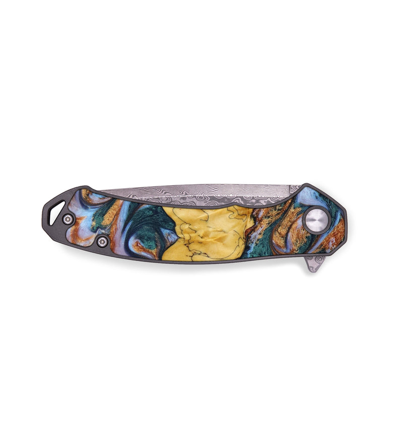 EDC Wood+Resin Pocket Knife - Clayton (Artist Pick, 642992)