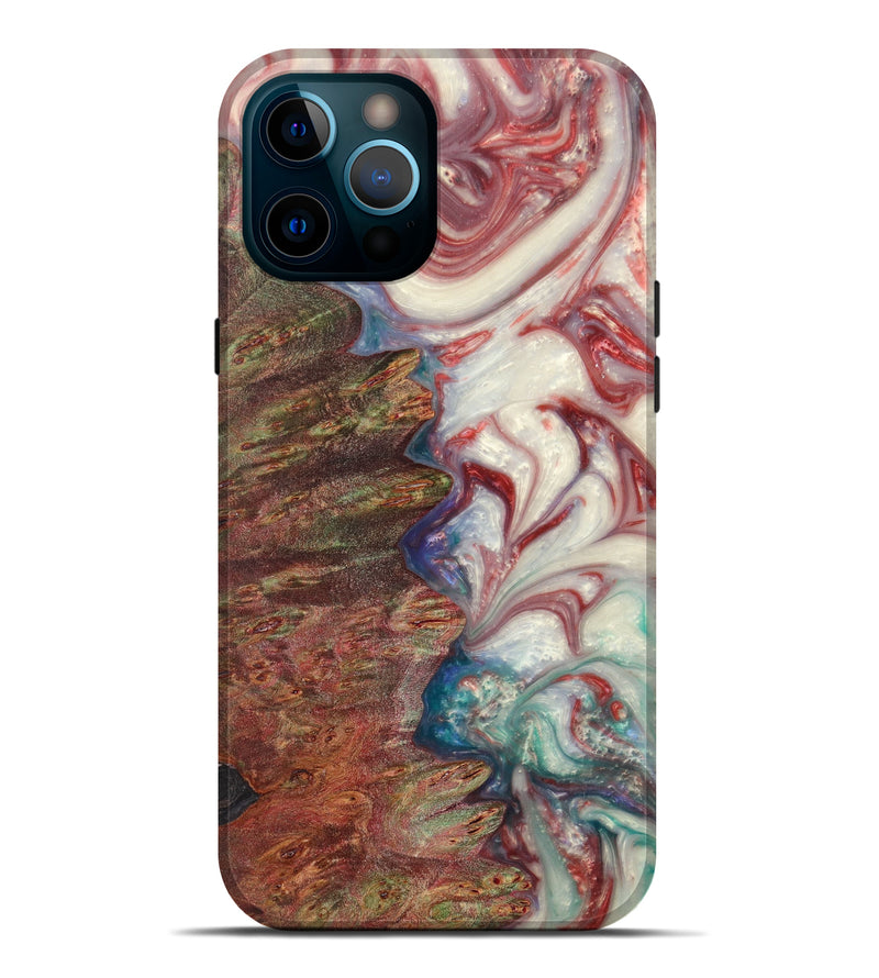 iPhone 12 Pro Max Wood+Resin Live Edge Phone Case - Kaylen (Artist Pick, 621695)