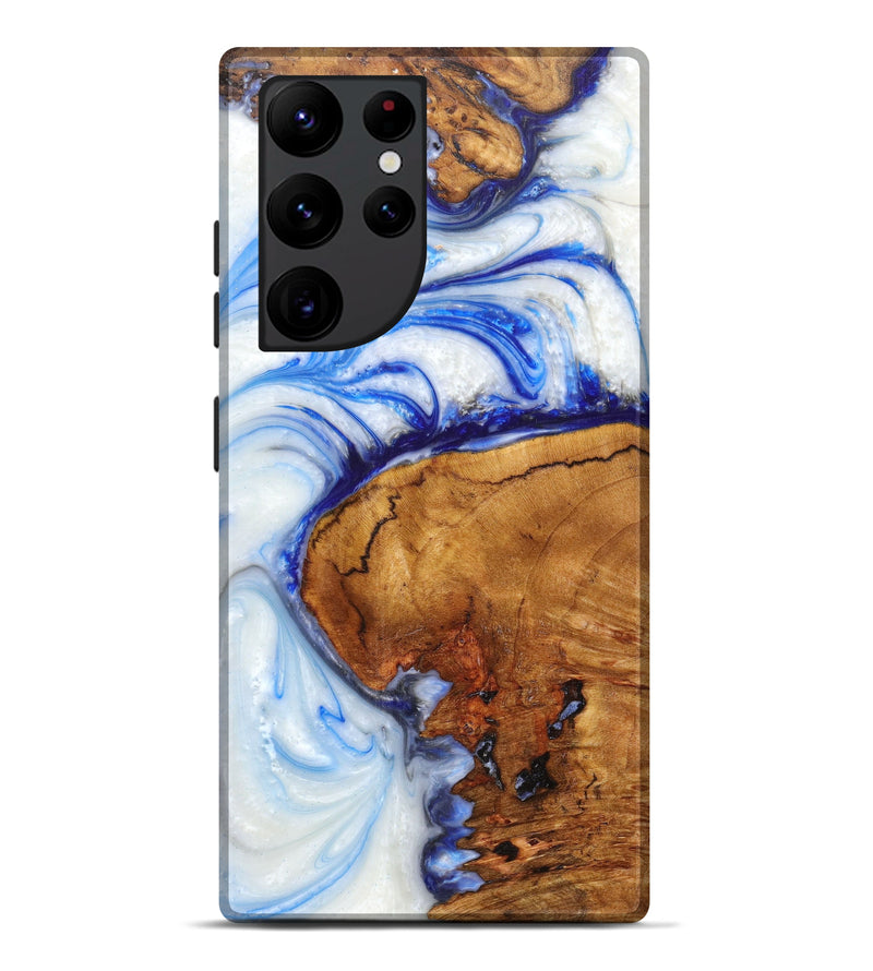 Galaxy S22 Ultra Wood+Resin Live Edge Phone Case - Dimitra (Artist Pick, 605648)