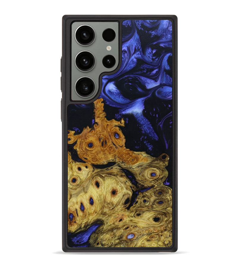 Galaxy S23 Ultra Wood+Resin Phone Case - Lakelyn (Purple, 623370)