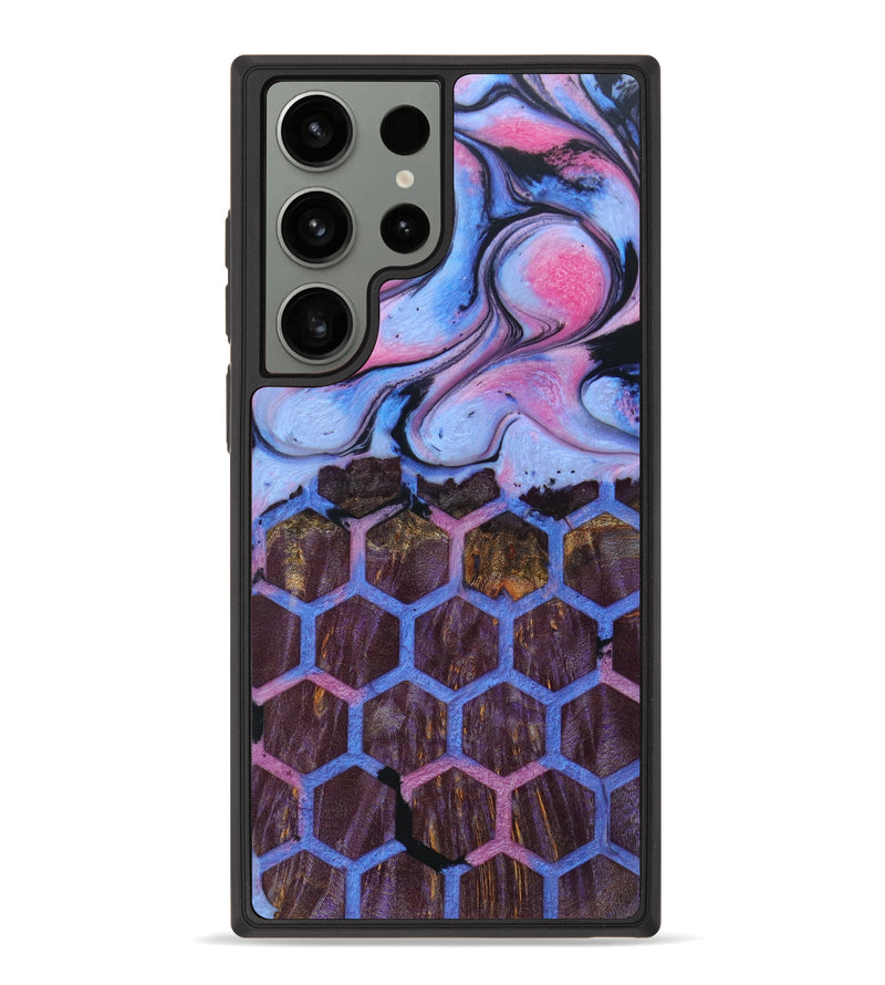 Galaxy S23 Ultra Wood+Resin Phone Case - Jacoby (Pattern, 622703)