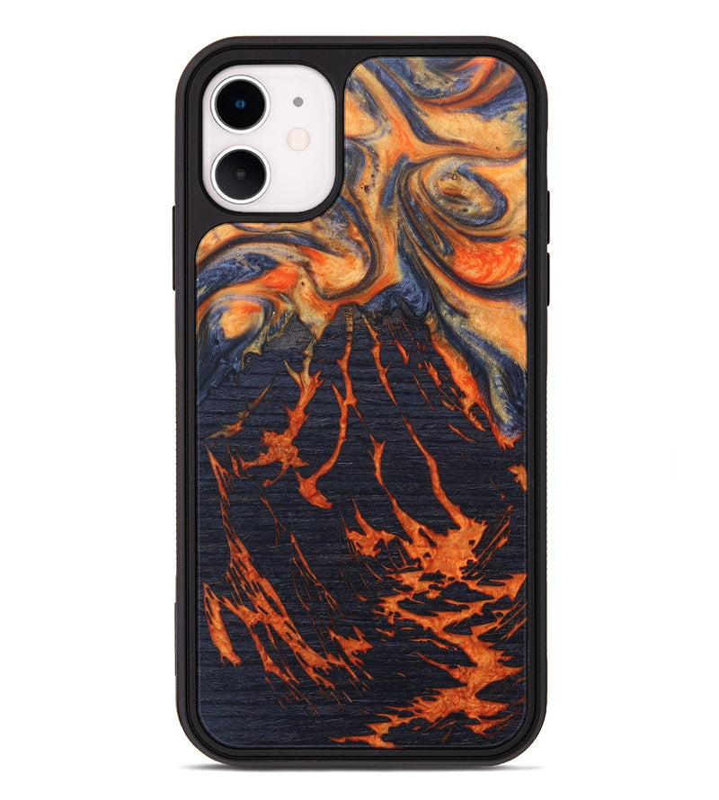 iPhone 11 Wood+Resin Phone Case - Yamilex (Lava, 627523)
